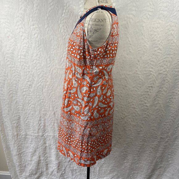 Tyler Boe Betsy Printed Cotton Paisley Shift dress 12 - Picture 5 of 10